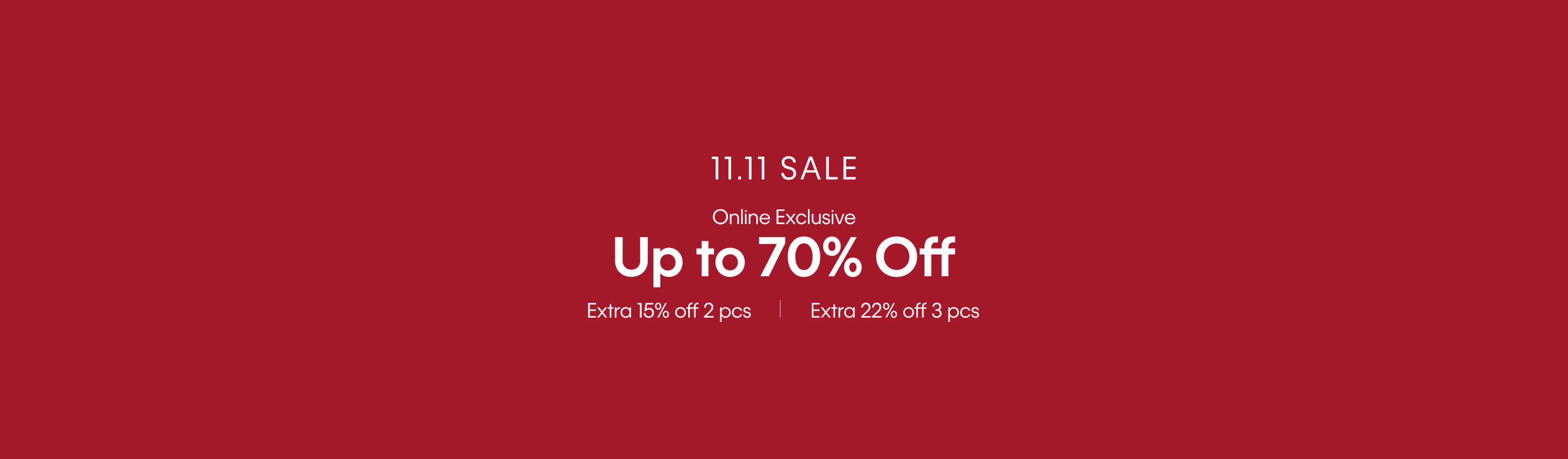 Calvin Klein 11.11 Sale Online Exclusive Up to 70% Off